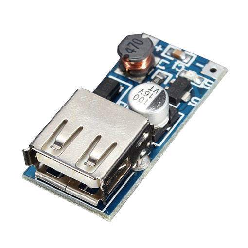 Picture of PFM Control DC-DC 0.9V-5V To USB 5V Boost Step Up Power Supply Module