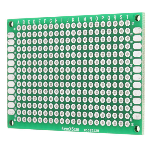 Picture of 1pc Double Side Prototype Breadboard PCB Printed Circuit Board Tinned Universal 40mmx60mm FR4 Fiber
