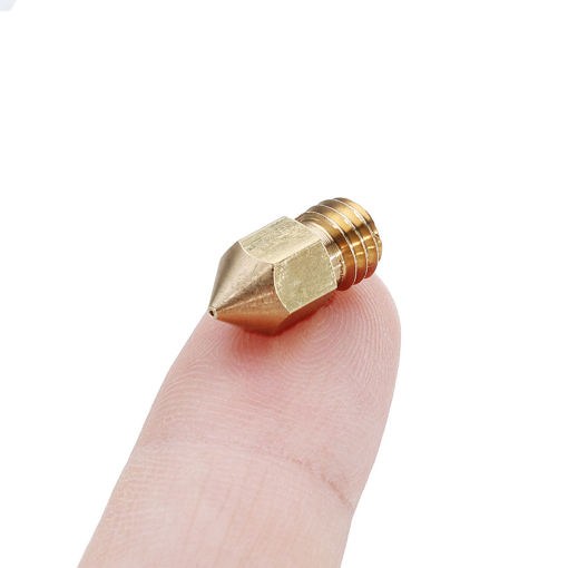 Picture of Creality 3D 0.4mm Copper M6 Thread Extruder Nozzle For 3D Printer