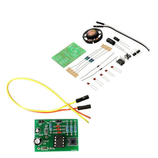 Picture of DIY NE555 Ding Dong Bell Doorbell Module Kit DIY Music DIY Electronic Production Training Kit