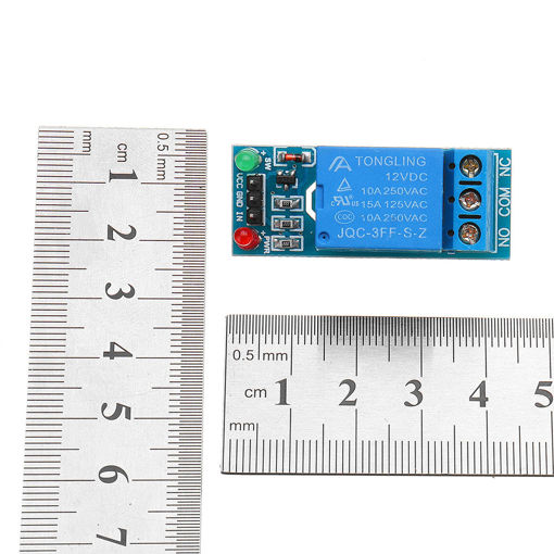 Picture of 1 Channel 12V Relay Module with Optocoupler Isolation Relay High Level Trigger For Arduino