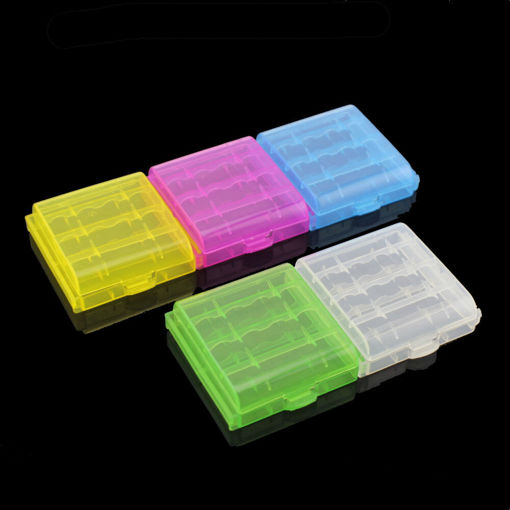 Picture of Powerlion PL-B5742 Clear AA AAA Battery Storage Box Case