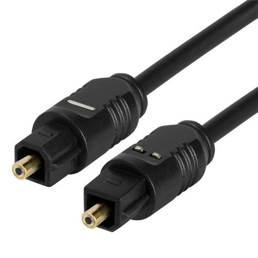 Picture of 1M-15M Gold Plated Digital Toslink SPDIF Audio Optical Fiber Cable Cord