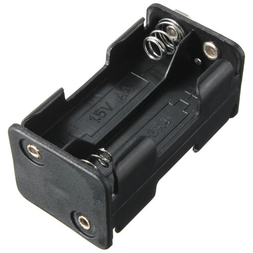 Picture of 3pcs 4-Slot 4 x AA Battery Holder Back To Back Holder Case Box