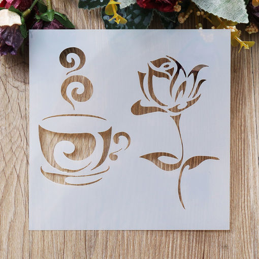 Immagine di Tea Flower DIY Cutting Scrapbook Card Photo Album Paper Embossing Craft Decoration