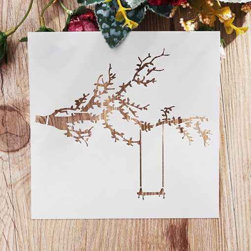 Immagine di Big Tree Swings DIY Cutting Scrapbook Card Photo Album Paper Embossing Craft Decoration