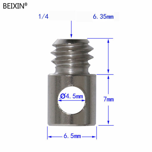 Picture of BEXIN 1/4 Inch 6.35mm Thread Selfie Stick Tripod Screw Connecting Screws for Camera