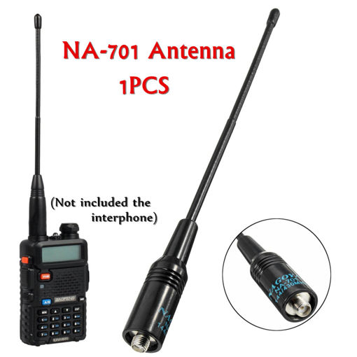 Immagine di NA-701 Dual-Band Flexible Handheld Antenna 144/430MHz For Baofeng UV-5R E Plus