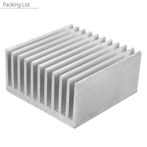 Picture of 40x40x20mm Aluminum Heat Sink Heat Sink For CPU LED Power Cooling