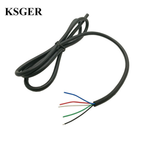 Immagine di KSGER 5 Core Silicone Cable Wire Electronic Soldering Iron High Temperature Accusing Handle T12 Line Soldering Station Handle
