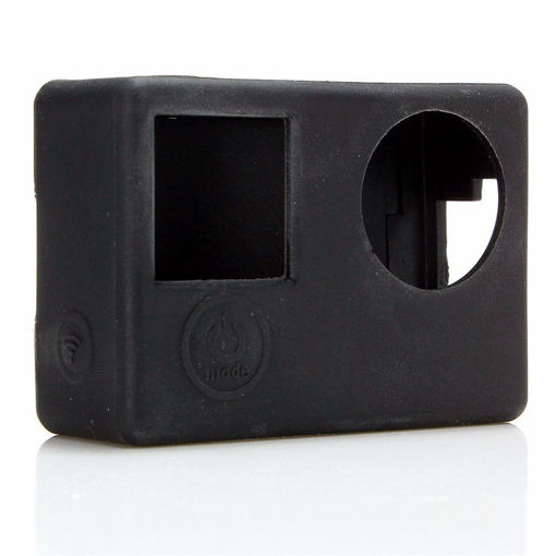 Immagine di Protective Dirtproof Soft Silicone Rubber Case Skin Cover For GoPro Hero 4 Action Sport Camera