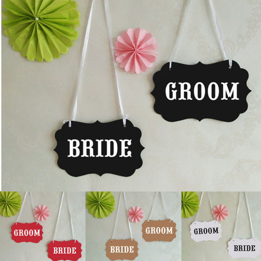 Picture of Bunting Banner Garland Romantic Fashion Wedding Ceremony Room Decor Photo Props