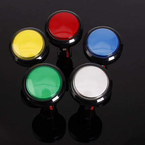 Immagine di 45mm Arcade Video Game Big Round Push Button LED Lighted Illuminated Lamp