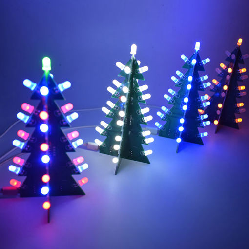 Immagine di Geekcreit DIY Star Effect 3D LED Decorative Christmas Tree Kit