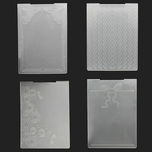 Immagine di Plastic Embossing Folder Templates Scrapbooking Album Card Cutting Dies Crafts