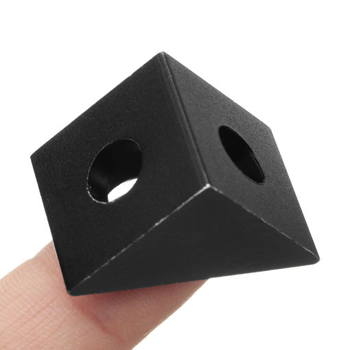 Picture of Aluminum Angle Corner Connector 90 Degree Angle Bracket Fit 20mm Profile Extruder