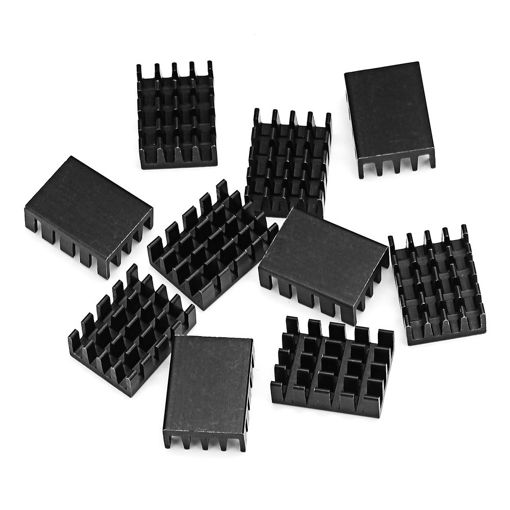 Picture of 10Pcs 19x14x7mm Heat Sink Chip Special Radiator Aluminum Heat Conduction