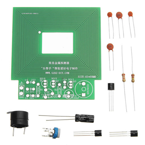 Immagine di DIY Simple Metal Detector Metal Locator DC 3V-5V Electronic Metal Sensor Module Kit