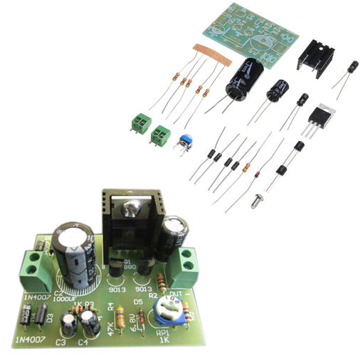 Picture of DIY D880 Series Transistor Regulator Power Supply Kit Voltage Regulator Module Electronic Component