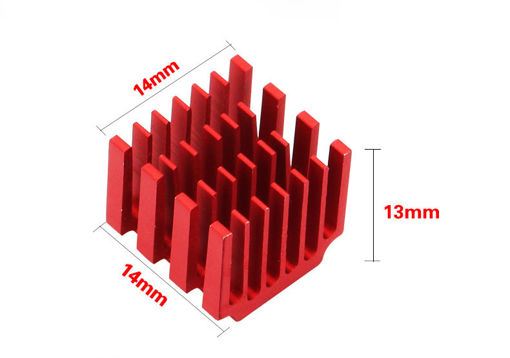 Picture of 3PCS/lot Aluminum Heatsink Cooling Block Heatsink With Back Glue For 3D Printer