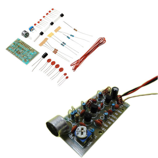 Picture of DIY 3-Tube Wireless Microphone Kit Wireless Microphone Module Electronic Manufacture Kit