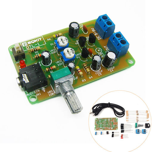 Immagine di EQKIT OTL-1 Power Amplifier Circuit DIY Kit High Sensitivity OTL Discrete Component Amplifier Kit