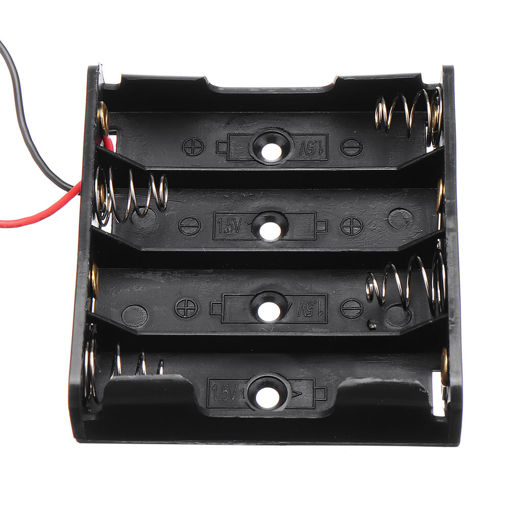 Picture of DIY 6V 4-Slot / 4 x AA Battery Holder With Leads