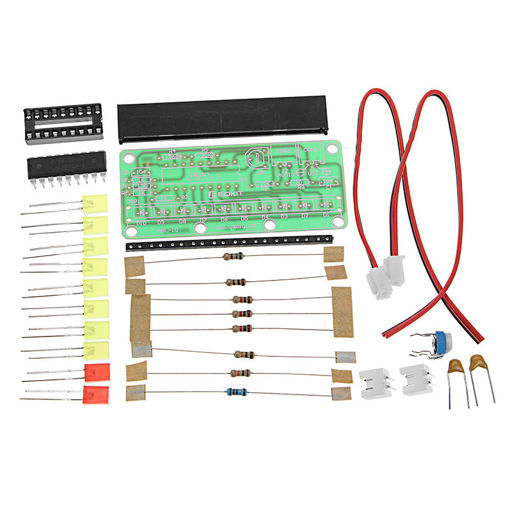 Immagine di EQKIT LM3915 Level Indicator Kit DC9V-12V DIY Electronic Production Module Kit