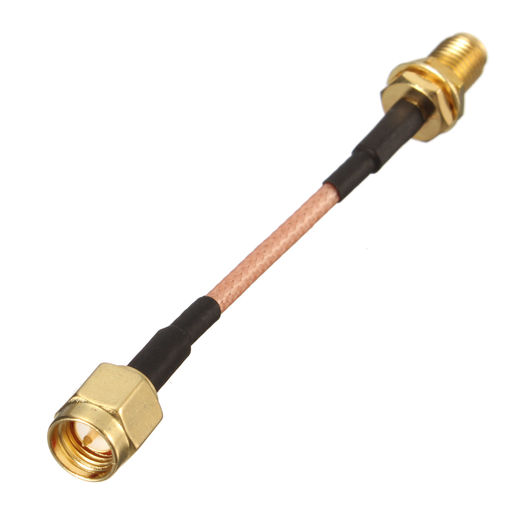 Picture of 5CM SMA Male To SMA Female RG141 Extension Cable Made With Semi Rigid Cable Jack Plug Wire Connector