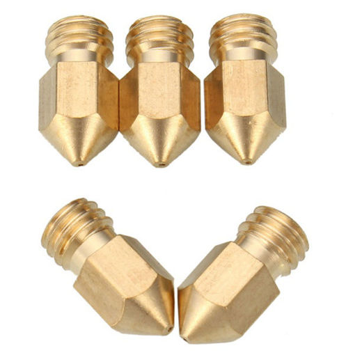 Picture of 5PCS 0.4mm 1.75mm Extruder Nozzle Print Head For 3D Printer Accessories
