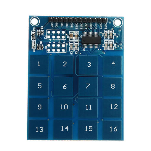 Picture of XD-62B TTP229 16 Channel Capactive Touch Switch Digital Sensor IC Module Board Plate For Arduino
