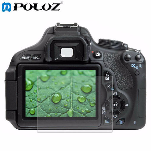 Picture of PULUZ Camera 2.5D Curved Edge 9H Surface Hardness Tempered Glass Screen Protector for Canon 650D 70D
