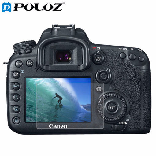 Picture of PULUZ Camera 2.5D Curved Edge 9H Hardness Tempered Glass Screen Protector for Canon 7D Mark II