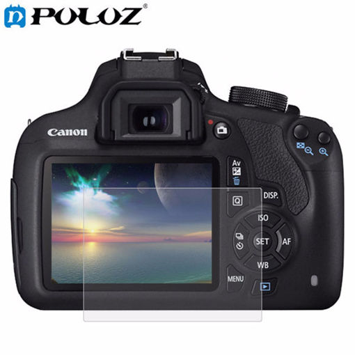Picture of PULUZ Camera 2.5D Curved Edge 9H Hardness Tempered Glass Screen Protector for Canon 1200D 1300D