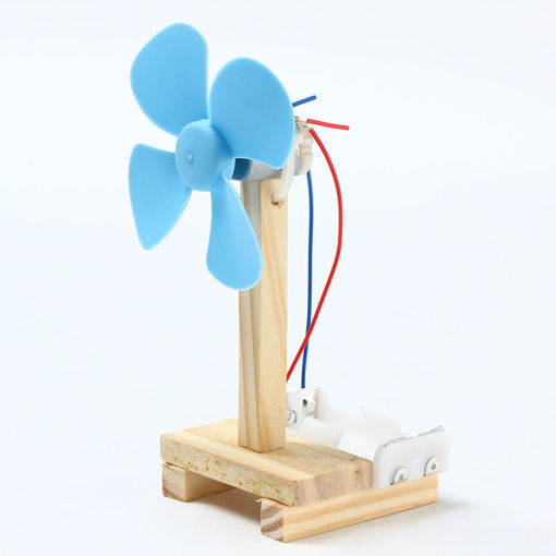 Immagine di DIY Technology Invention Small Fan Creative Assembly Blocks Toys Kit