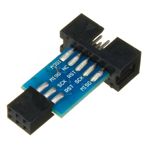 Picture of 5pcs 10 Pin To 6 Pin Adapter Board Connector For Arduino ISP Interface Converter AVR AVRISP USBASP STK500 Standard