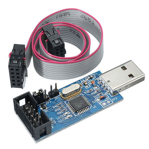 Immagine di 3.3V / 5V USBASP USBISP AVR Programmer Downloader ATMEGA8 ATMEGA128 With Download Cable
