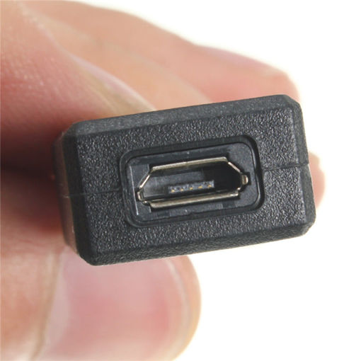 Picture of Micro USB Female to USB A Male Adapter Converter Connector Male 2 Female Phone