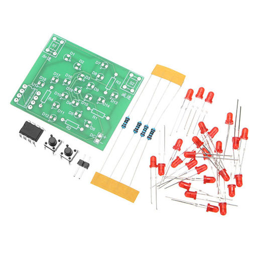 Picture of DC 5V DIY Electronic Windmill Training Module Kit Speed Adjustable MCU Course Design Set For Soldering