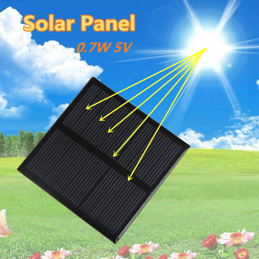 Picture of Portable Mini 0.7W 5V 70*70mm DIY Solar Charger Solar Panel