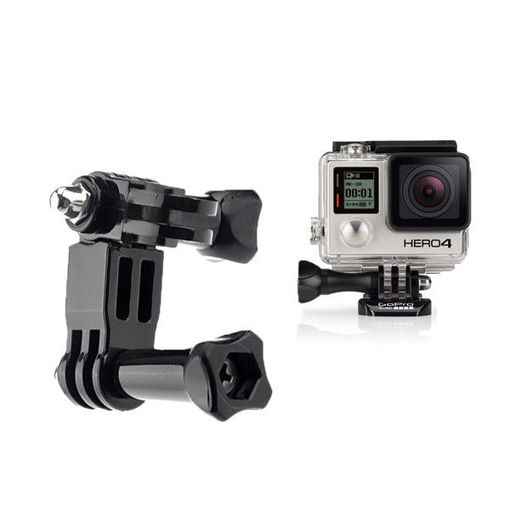Immagine di Three-way Adjustable Pivot Arm Holder for Gopro Hero 1 2 3 3 Plus 4 Camera Photography Accessories