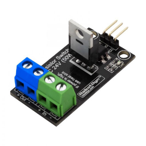 Picture of RobotDyn Transistor MOSFET DC Switch Module 5V Logic DC 24V 30A With Optocouplers