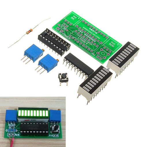 Immagine di DIY LED Power Indicator Kit Power Indicator Power Tester For 2.4-20V Battery