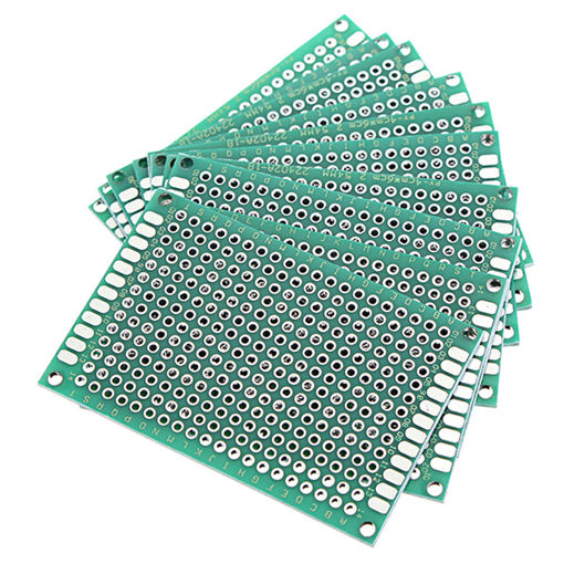 Immagine di Geekcreit 30pcs 40x60mm FR-4 2.54mm Double Side Prototype PCB Board Printed Circuit Board