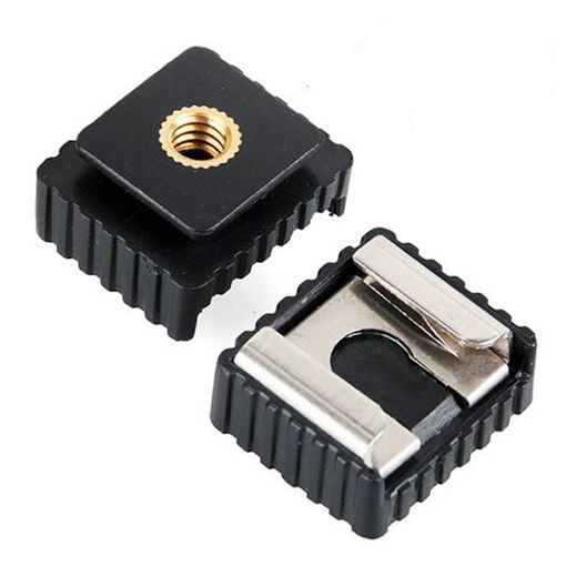 Picture of SC-6 Metal Hot Shoe Mount Adapter To 1/4 Inch Screw Thread For Studio Flash Light Tripod