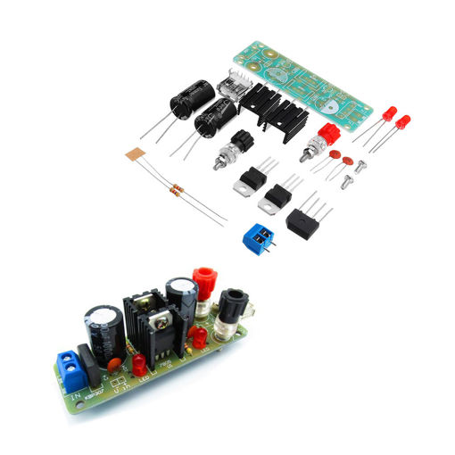 Picture of DIY Double LM7805 Diffuser Regulator Module Kit 5V 3A Solar Energy Regulator Generator Module