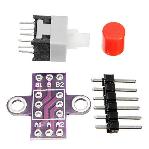Picture of 10Pcs CJMCU-010 With Lock Button Self-locking Switch Double Row Switch