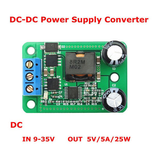 Picture of RUIDENG 9V-35V To 5V 5A 25W DC-DC Buck Synchronous Rectification Step Down Power Supply Converter