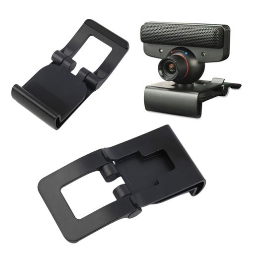 Immagine di TV Clip Bracket Adjustable Mount Holder Stand for Sony for PS3 Camera