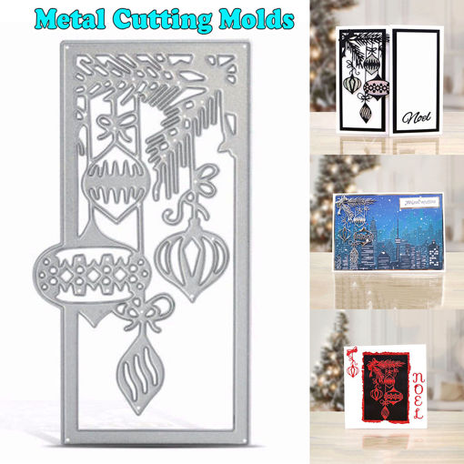 Picture of Metal Lantern Pattern Cutting Dies Molds for DIY Christmas Paper Card Craft Stencil Scrapbook Gifts